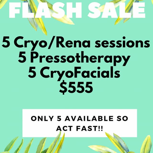 INSANE FLASH SALE!! at Serenity Health & Wellness in Rhinelander, WI