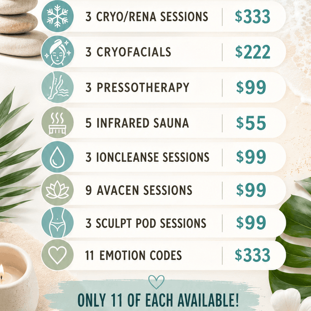 9 Avacen Sessions - $99 at Serenity Health & Wellness in Rhinelander, WI