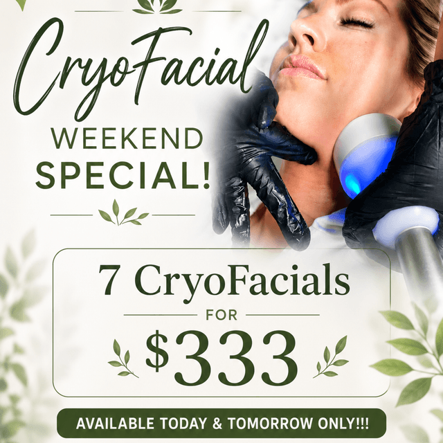 7 CryoFacials $333 at Serenity Health & Wellness in Rhinelander, WI