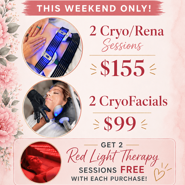2 Cryo/Rena Sessions $155 at Serenity Health & Wellness in Rhinelander, WI
