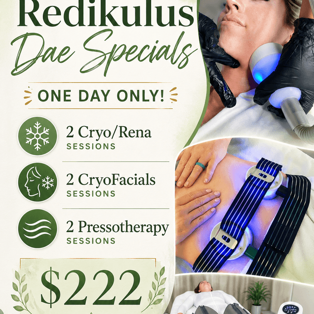 Redikulus Dae Special at Serenity Health & Wellness in Rhinelander, WI